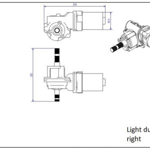 Universele light duty elektrische stuurbekrachtiging.